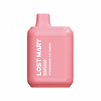 Lost Mary BM5000 by Elf Bar POD-1 "Strawberry Ice Cream / Клубничное Мороженное" 20