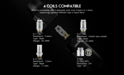 Smoant Santi 40W 1100mAh KIT (black)